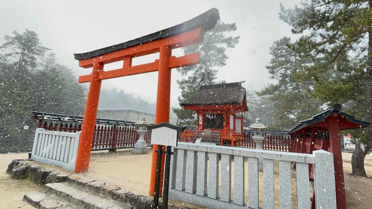 فندق Miyajima Morinoyado هاتسوكايتشي المظهر الخارجي الصورة