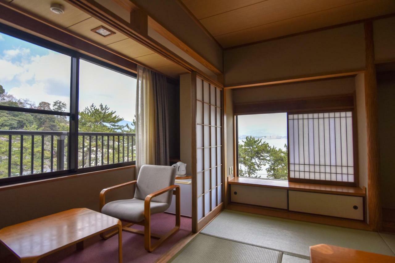 فندق Miyajima Morinoyado هاتسوكايتشي المظهر الخارجي الصورة